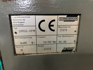 Schleifmaschine Schneeberger Sirius HPM 6 Ax -6