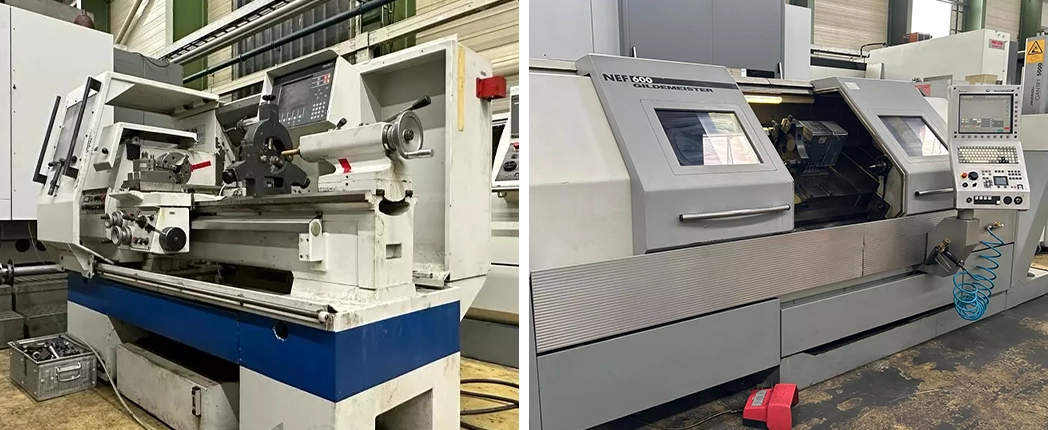 Konventionelle vs. CNC-Dehmaschine