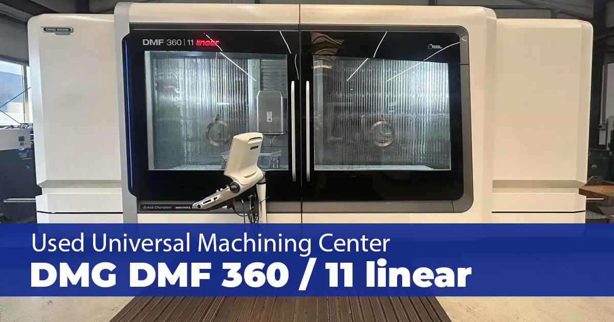 Buy used DMG DMF 360 / 11 linear